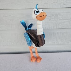 Disney Store Miles the Ostrich Tomorrowland Plush 18" Stuffed Bird Toy Medallion